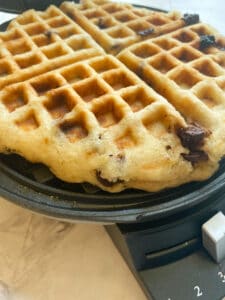 cinnamon chocolate chip waffle